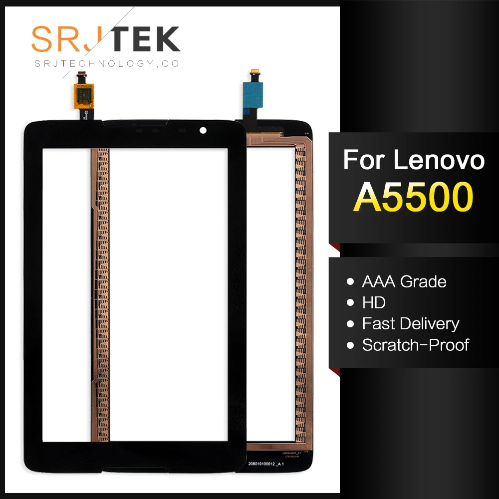 Чехол для нового Lenovo A8-50 A5500 A5500-H Замена планшет сенсорный экран дигитайзер стекло