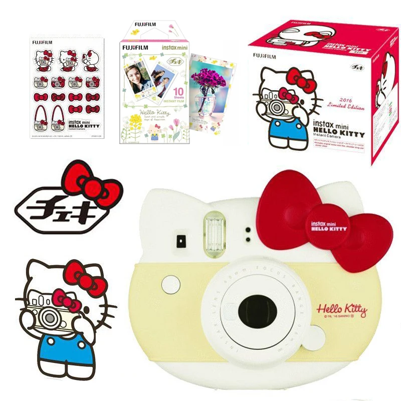 Fujifilm Instax Mini Hello Kitty Appareil photo instantané de 0,37 MP Rouge et blanc 