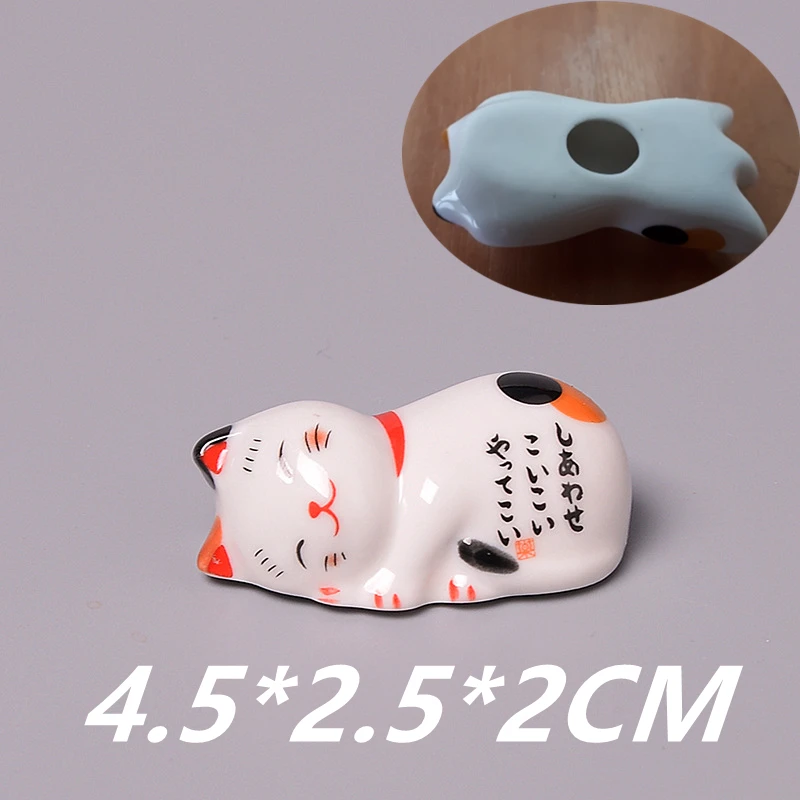 Lot De 5 Supports De Baguettes En Porcelaine De Style Japonais En