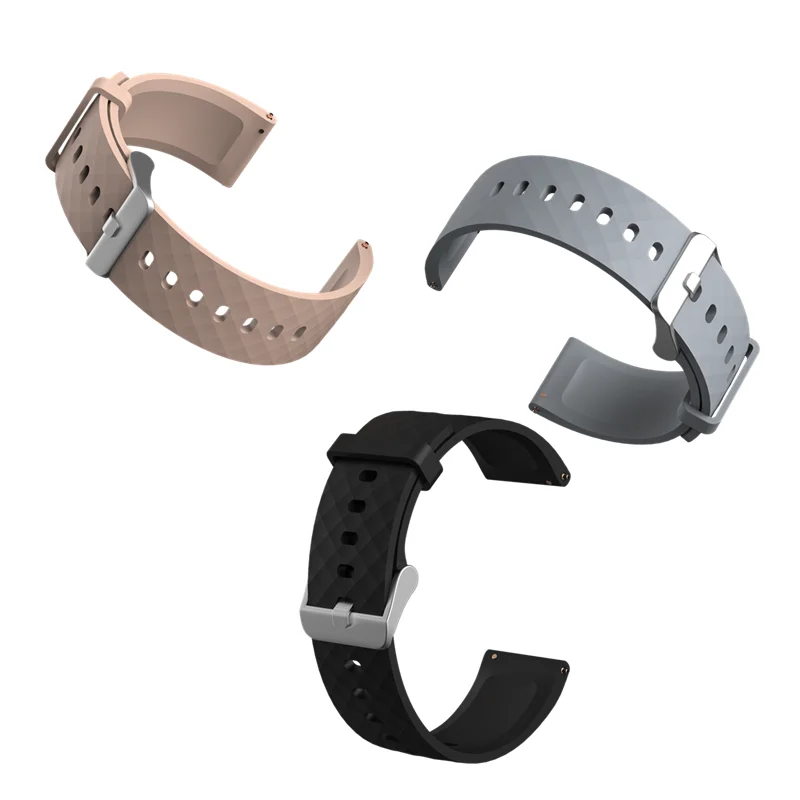 Ремешок для смарт-часов Samsung Galaxy Watch 3/Active 2 40/44 мм-20 мм силиконовый универсальный