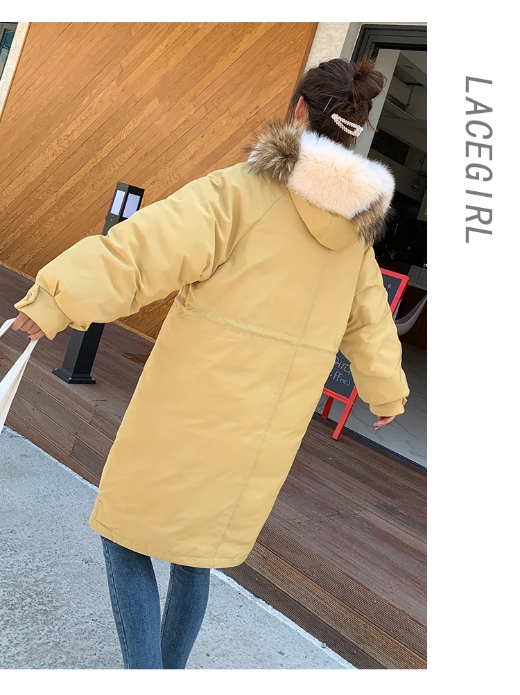 Новое поступление, тонкая женская зимняя куртка из хлопка, теплое плотное Женское пальто, длинные пальто, парка, женские куртки