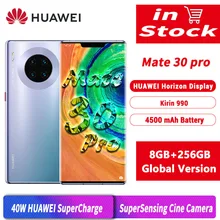 HUAWEI Mate 30-Pro 8GB 256GB GSM/WCDMA/LTE Nfc Supercharge Octa Core In-Screen fingerprint recognition/face recognition