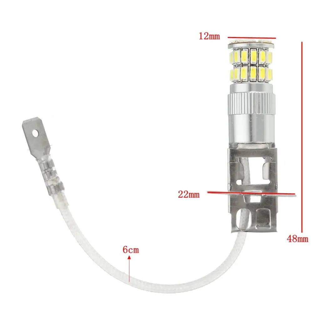 10 шт. 360 H1 светодиодный Кристалл Epistar H3 3014 SMD 36 светодиодные автомобильные лампы 7,5 Вт 10 в 12 В 24 в фары Противотуманные фары дальнего света 6000 К Белый