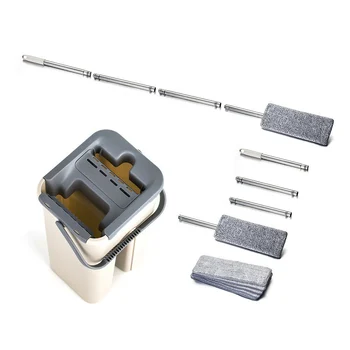 

Dust Wizard Mop Cleaning Tool Kit Easy Washing Tile Marble Floor for Home Kitchen UYT Shop