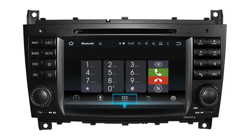 Discount Octa Core PX5 Android 9.0 Car DVD for Mercedes Benz C Class W203 C200 C230 C320 CLK 200 CLK350 CLK500 GPS Radio Stereo BT IPS 4