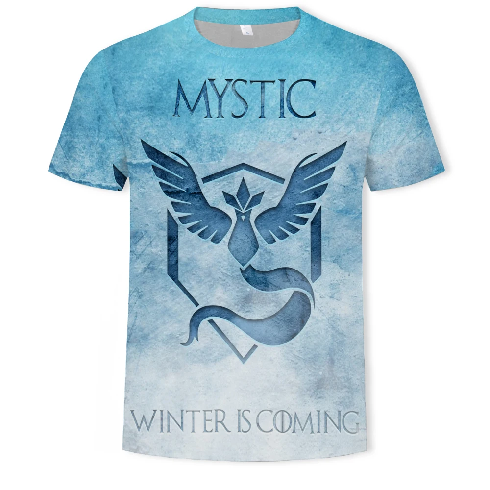 2021 Summer Fashion New Wings Flying Eagle 3D Printed Pattern Men's Trend Short Sleeve Casual T-shirt Top