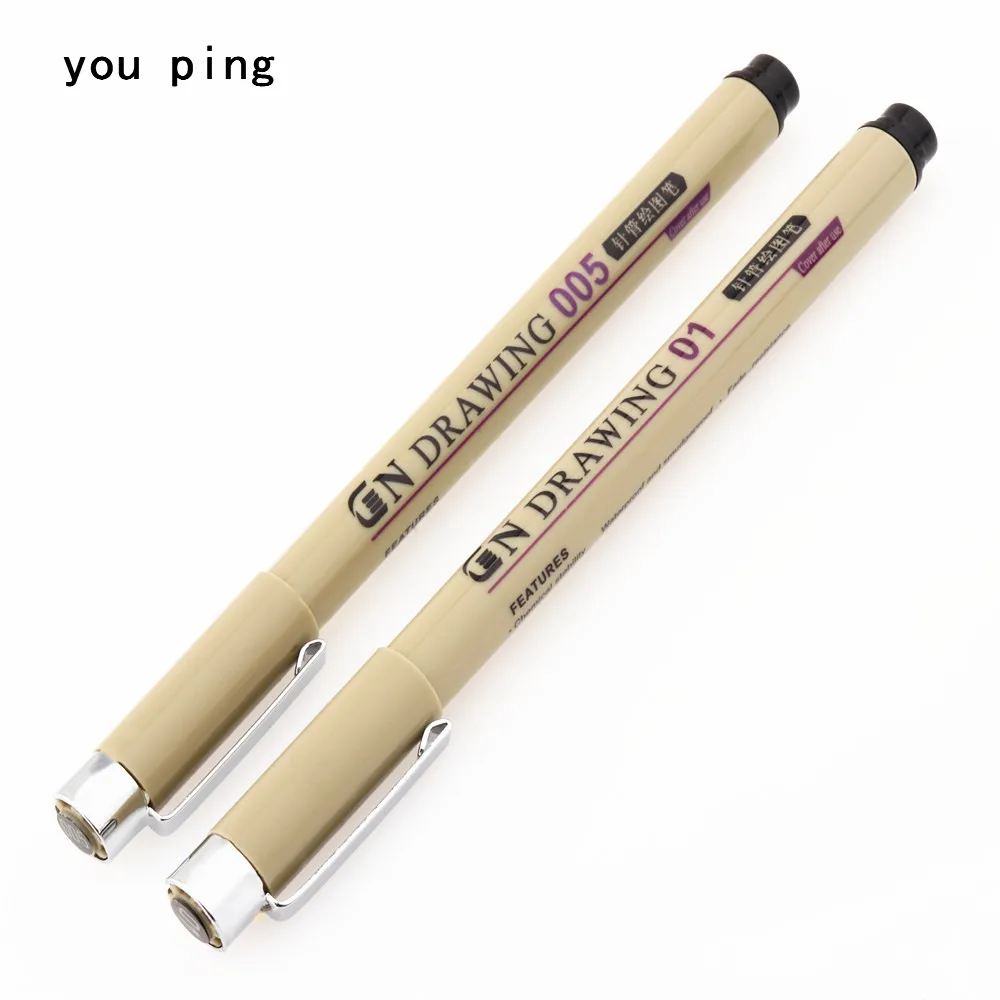 Waterproof Micron Needle Nib Fine Lines Sketch Marker Pen Calligraphy Brush Drawing Manga 8 Models Art Supplies marker pens,pen marker,markers pen,marker pen,art marker pens,art markers,manga markers,sketching markers,manga marker pen,calligraphy brush pens