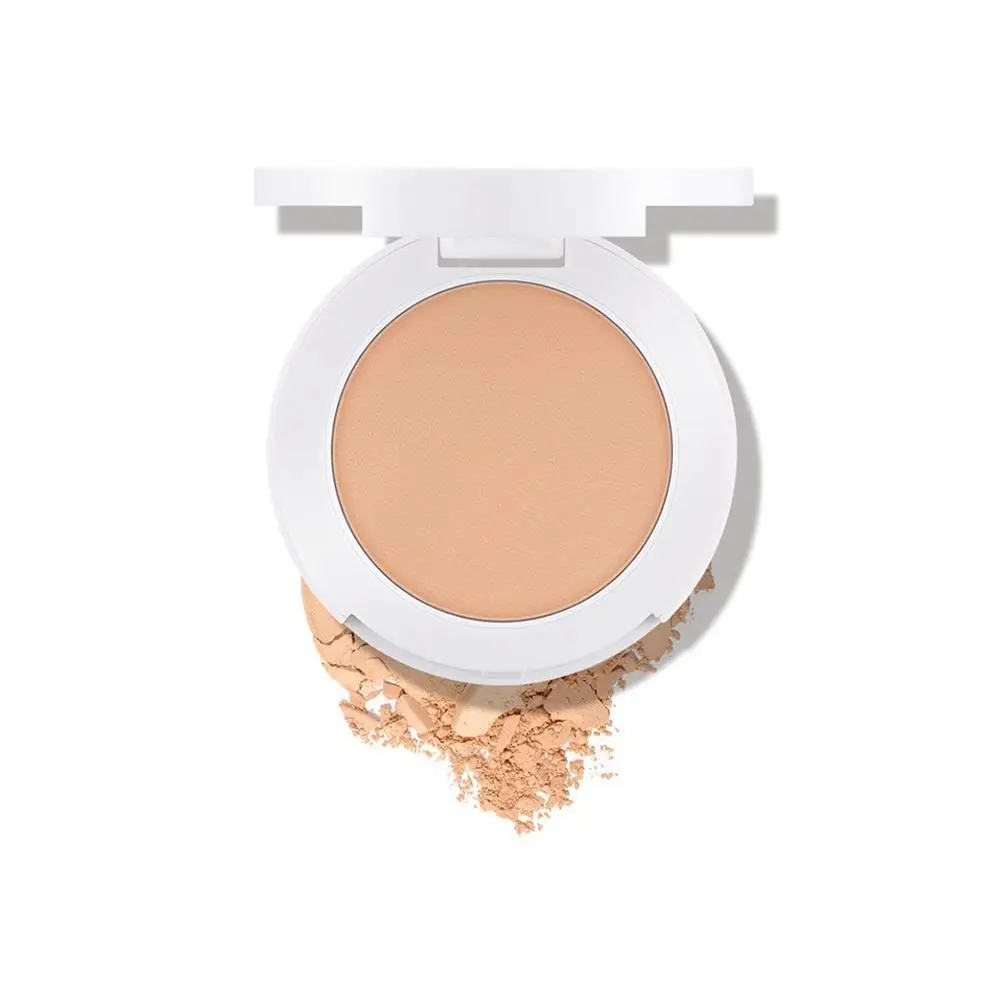 

Natural Transparent Pressed Powder Long Lasting Oil Waterproof Face Foundation Control Finish Whitening Concealer Skin A2K2