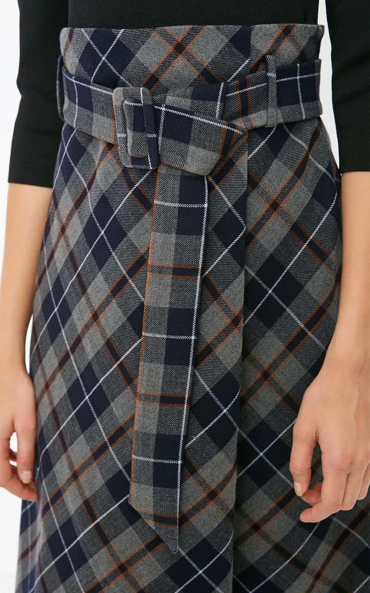 Vero Moda женское трикотажное платье с 3/4 рукавами в клетку | 31917C511