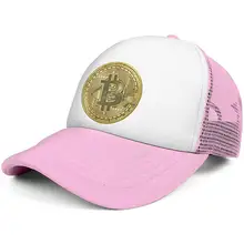 Мужские Бейсбольные кепки Bitcoin с регулируемой сеткой для вождения