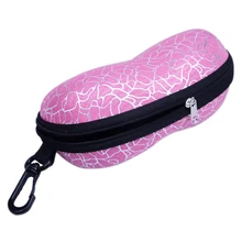 Горячая коробка для солнцезащитных очков, коробка для очков с каменным узором, застежка-молния, простой стиль, портативная защитная коробка для очков EVA