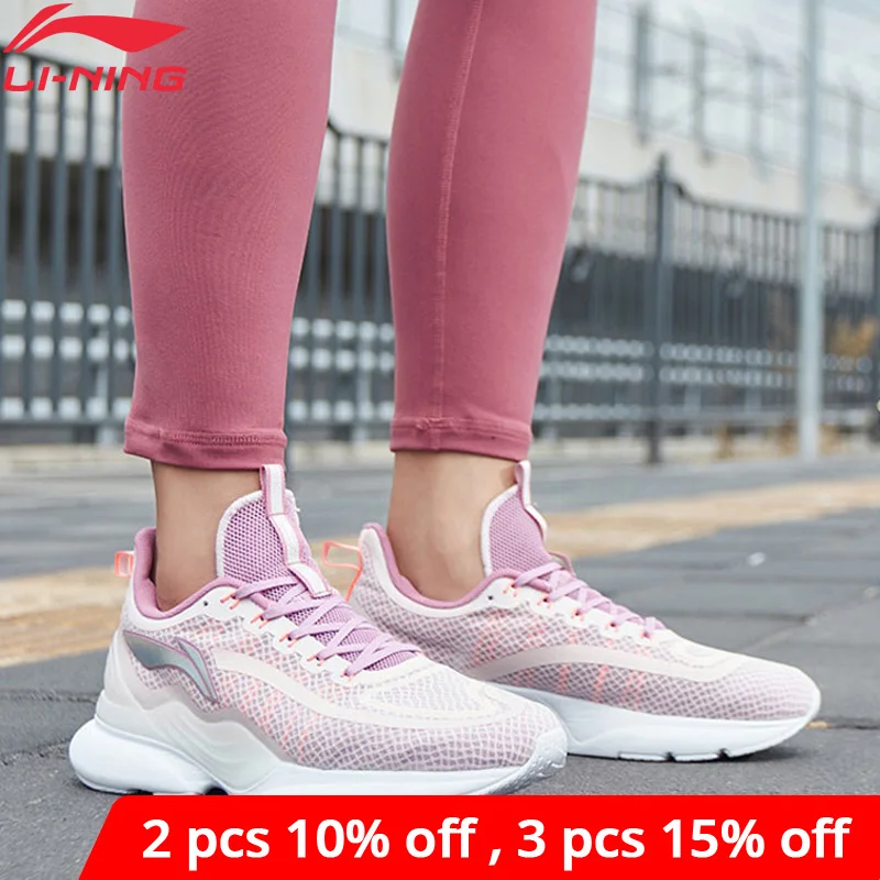 Женские кроссовки для бега CRAZYRUN X Cushoin дышащие спортивные с подкладом Li Ning CLOUD LITE