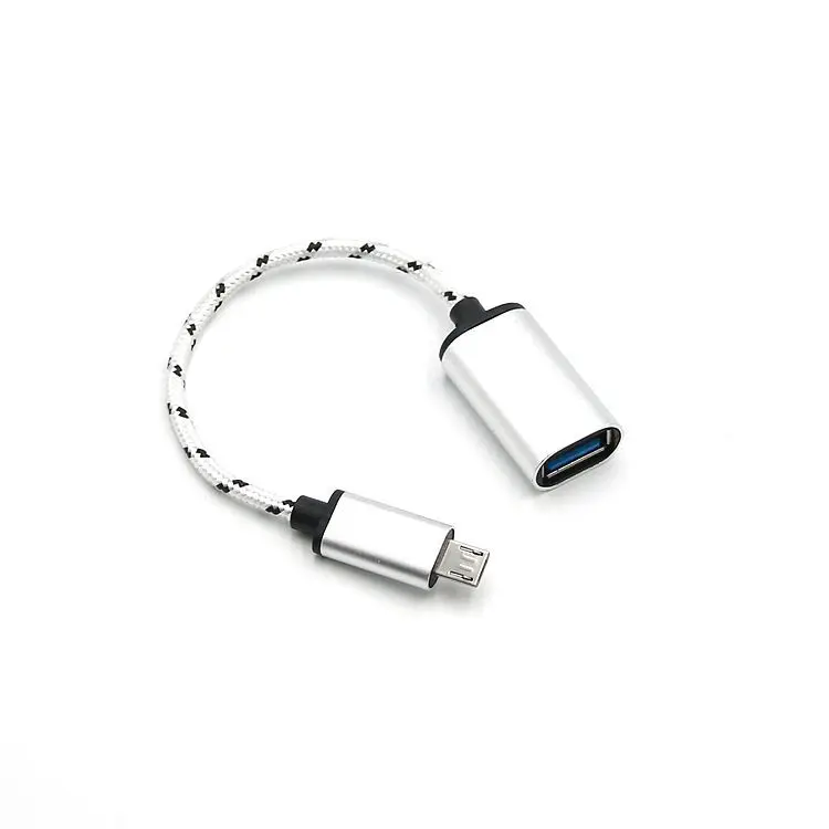 Micro USB к USB OTG адаптер кабель для OTG телефон планшет ноутбук клавиатура мышь SD кардридер флэш-накопитель USB адаптер