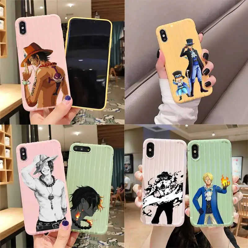 sabot ace one piece Trolley Suitcase Texture Phone Case for iPhone 11 Pro Max X XS MAX 8 7 6S Plus | Мобильные телефоны и