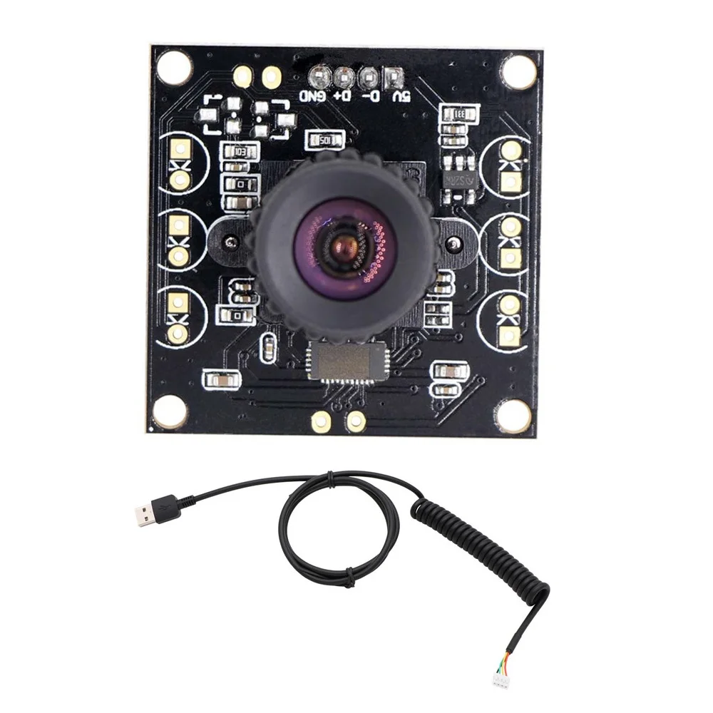 2MP Full HD 1080P высокоскоростная веб-камера 120fps UVC Plug Play USB-модуль камеры с спиральным
