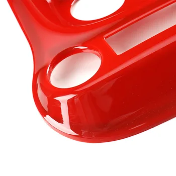 

Button Decoration Trim Red For Jeep Wrangler JK 2011-17 Car Auto Air Conditioner