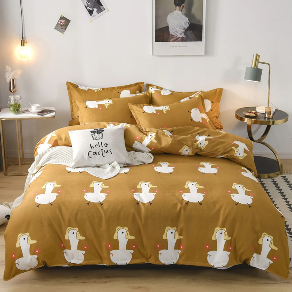 Стильная футболка с изображением персонажей видеоигр 4 шт постельное белье для