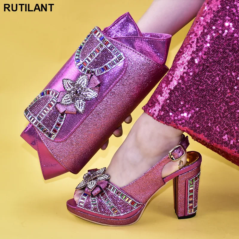 

Latest Italian Shoes with Matching Bags Latest Design Italian Shoes with Matching Bags High Quality Spring Shoes Platform Women