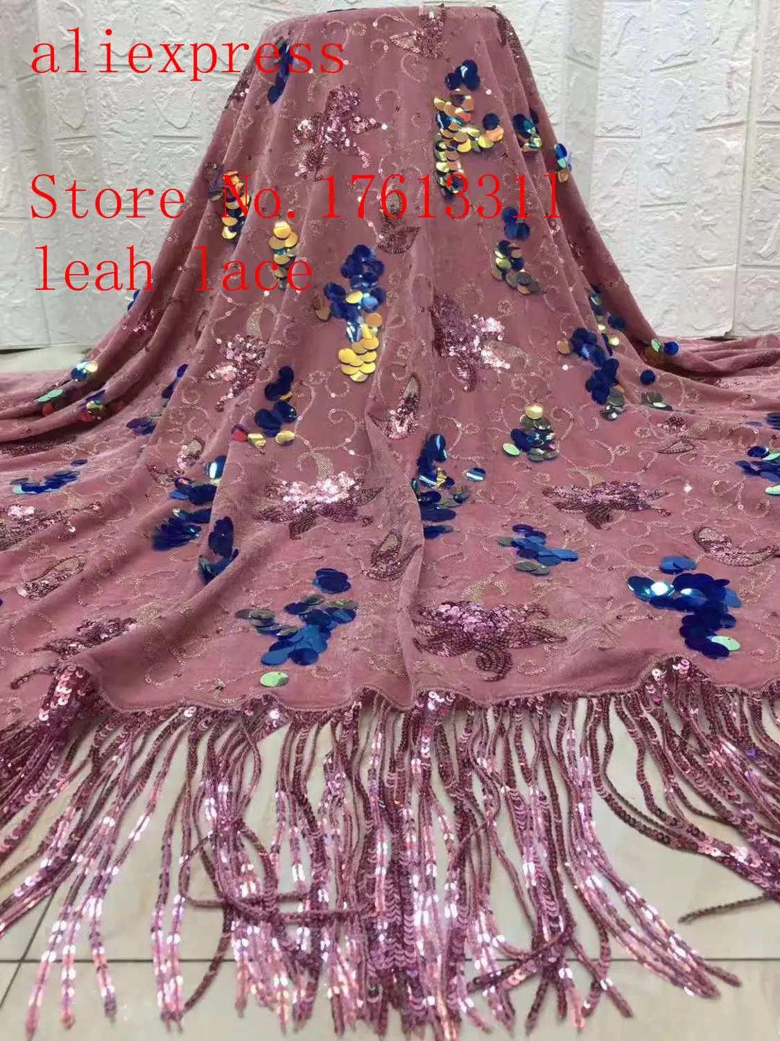 5 ярдов/сумка XC163#6 цветов вышивка бахрома с блестками кружева роскошный французский стиль ткани используется в свадебных платьях