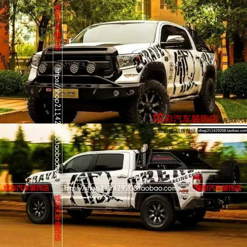 Автомобильные наклейки для Ford Raptor F150, внешний вид всего тела, модифицированные наклейки RANGER, автомобильные наклейки, внедорожные наклейки для кузова - Название цвета: L