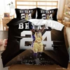 Basketball Star 3D Printed Bedding Set 2/3pcs Duvet Cover Set Quilt Cover with Pillowcase Set Bedclothes for Young Boys Bedroom 3