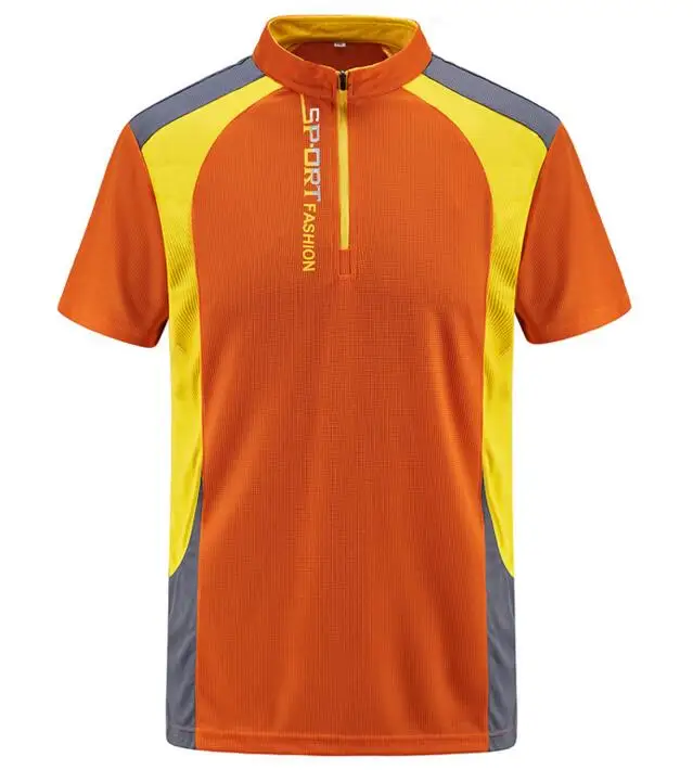 Peilow Большие размеры L~ 7XL, 8XL брендовая одежда Для мужчин Мужские Поло рубашка Для мужчин быстросохнущие спортивные Мужские Поло рубашка короткий рукав дышащая Мужские Поло рубашка - Цвет: orange