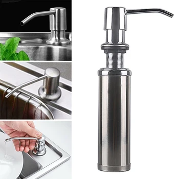 

300ML Countertop Liquid Hand Pump Replacement Kitchen Sink Soap Dispenser EIG88