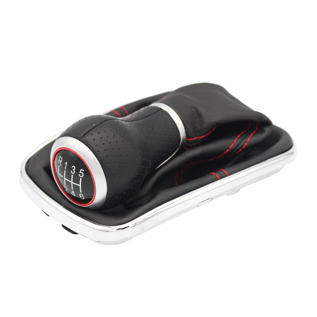 Car Gear Shift Knob Gaiter Boot Cover For Volkswagen VW Golf 4 MK4 Bora Jetta GTI R32 2000 2001 2002 2003 2004 Accessory