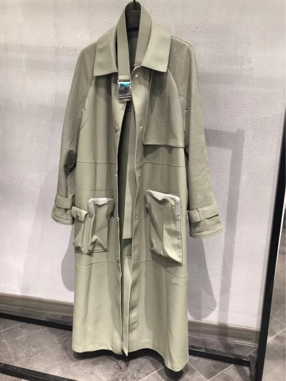 Женская модная одежда, пальто с карманами, свободный Тренч, готическое пальто, верхняя одежда, женские топы, Moda Abrigo Ropa De Mujer, винтажное подиумное пальто