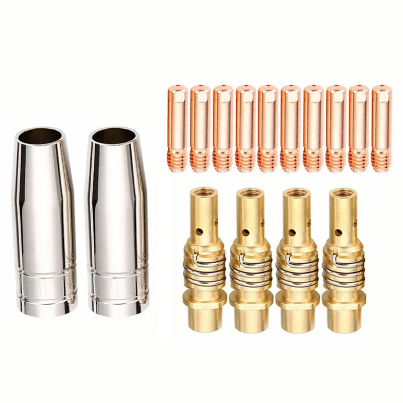 5 шт. наконечников+ 4 шт. держатели насадок+ 2 шт. насадки для сварки расходных материалов насадка наконечник Комплект для Binzel 15AK GRIP15 фонарь для резки