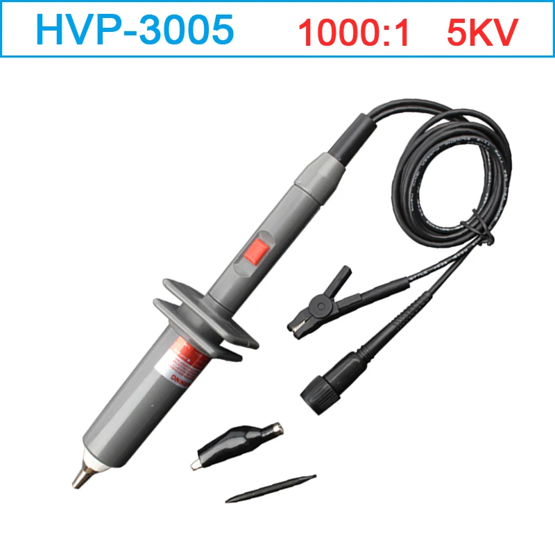 

HVP-3005 High Voltage Oscilloscope Probe 1000:1 Attenuated probe max input voltage 5KV High Voltage Probe Tester