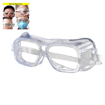 

Safety Protective Goggles Impact-Resistant Wind Dust Proof Safety Goggles For Chemical Research Cycling Riding Welding