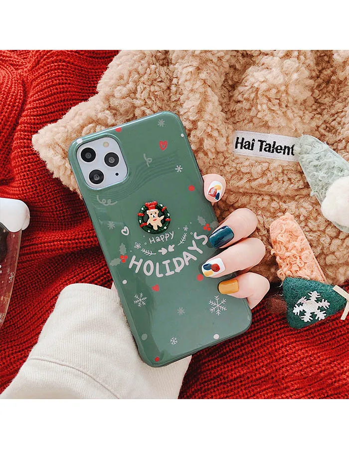 GlamPhone чехол Рождественский лось чехол для телефона для iPhone11Pro/Max X XS Max XR Мягкий силиконовый чехол для iPhone11 7 8 6 6s Plus чехол