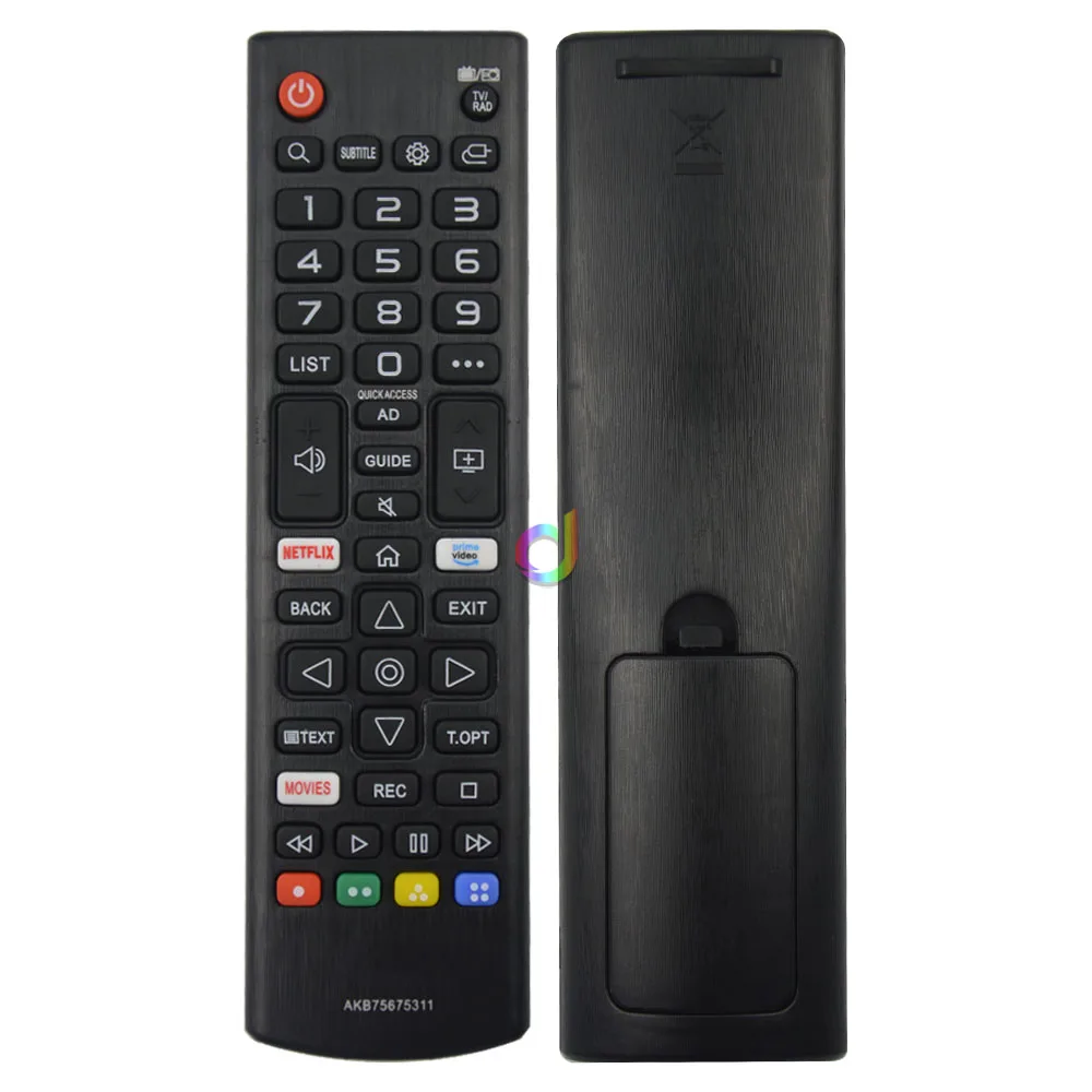 Akb75675311 controle remoto com netflix prime vídeo aplicações para lg 2019 smart tv um sm modelos fernbedienung akb75675301 akb75675304