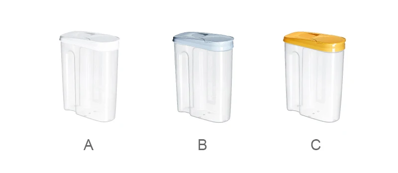 Пищевая кухонная пластиковая коробка для органайзера контейнер-холодильник Органайзер герметичный прозрачный зерна крышки коробка для хранения контейнер кухня
