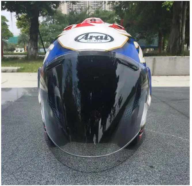 Arai R3 шлем мотоциклетный шлем с открытым мотокроссом размер шлема: S M L XL XXL, Опционный трехцветный объектив 26