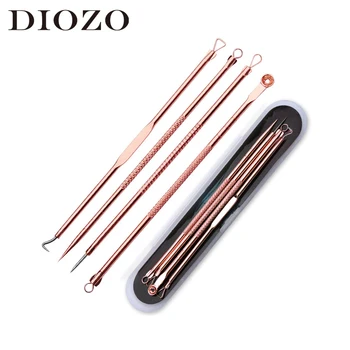 

DIOZO 4PCS/set Blackhead Remover Acne Removal Needle Facial Care Tool Pimple Comedone Extractor Pore Cleaner Face Skin Care Tool