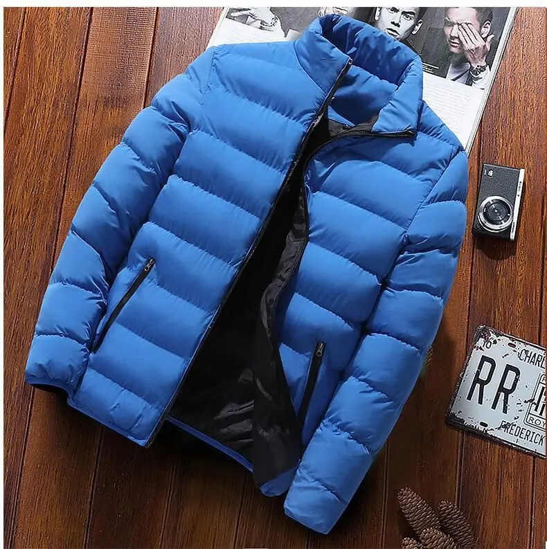 black parka coat New FIAT Winter Jacket Men Thicken Warm Parkas Hooded Coat slim fit Man's Jackets Outwear parka jacket with fur hood