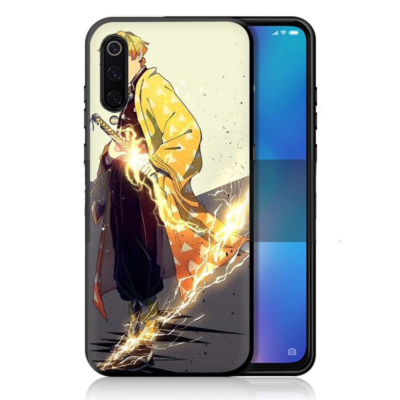 B8 Силиконовый чехол для телефона EWAU Zenitsu Kimetsu no yaiba для Xiaomi 5X6 6X8 9 SE A1 A2 Lite Max 3 F1 9T A3 Pro CC9 CC9e 9 Pro Note 10 - Цвет: B8