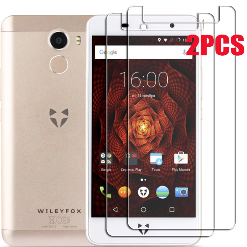 

2PCS FOR Wileyfox Swift 2 Plus High HD Tempered Glass Protective ON Swift2 2Plus Swift2Plus Screen Protector Film