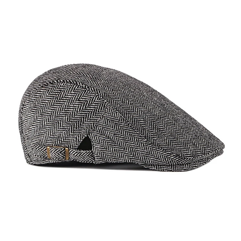 Adjustable Sport Beret Cap Women Men Vintage British Style Sunshade Peaked Hat Outdoor Running Hats Headwear Apparel