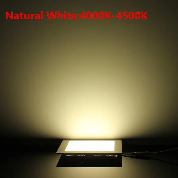 Dimmable led downlight 3W 4W 6W 9W 12W 15W 25W Square LED Spot light AC85~265V ceiling light Indoor Recessed Downlight 4