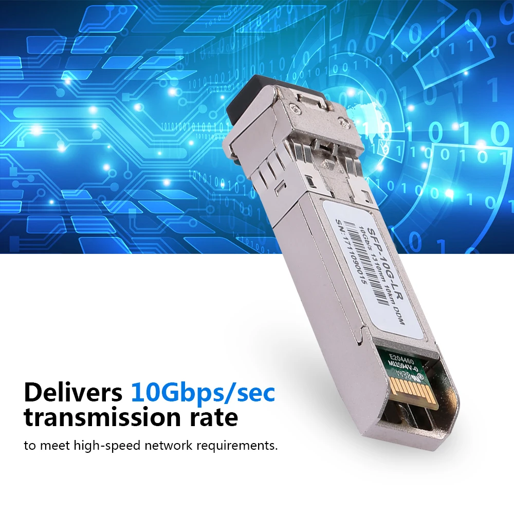 Фотоэлемент 10 SFP-10G-LR 1310nm 10km DDM гигабитный одномодовый волоконно-оптический модуль