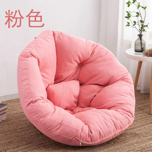 Lazy Bean Bag Chair Cover Without Filler Puff Sofa Kid Camping Party Pouf Bed Gaming Puff Ottoman Cama Bedroom Tatami Floor Seat - Цвет: S