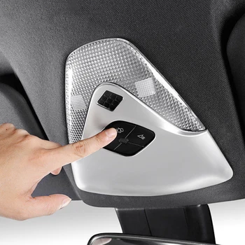 

For Toyota C-HR CHR 2016 2017 2018 ABS Matte Car front Reading Light Lamp Cover Trim Car styling accessories 1Pcs