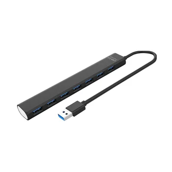 

Data Transmission No Interference PC Computer USB3.0 Hub Power Desktop Laptop Adapter 7 Ports Plug And Play Super Speed Portable