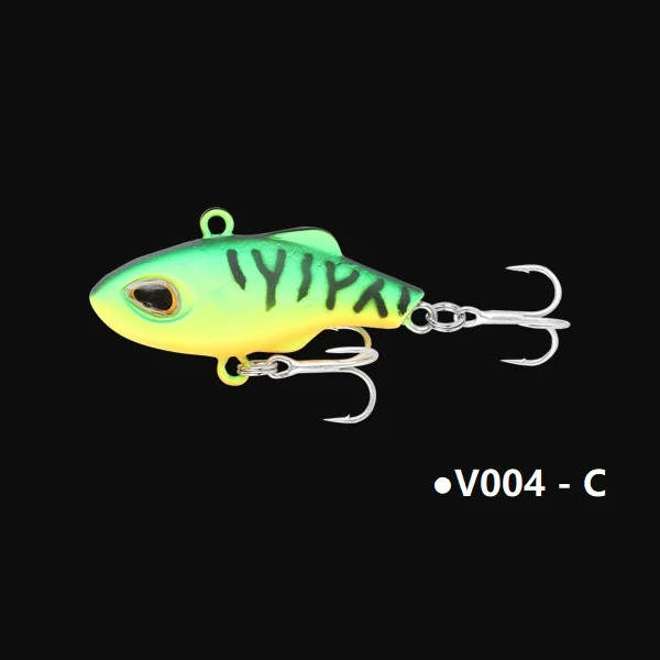 V004 - C Новинка, высокое качество, маленькие Мини приманки VIB, 35 мм, с вибрацией и подсветкой, жесткая приманка, Свинг, раковина, кренкбейт, бионическая, Реалистичная, эффективная приманка - Цвет: V004 - C