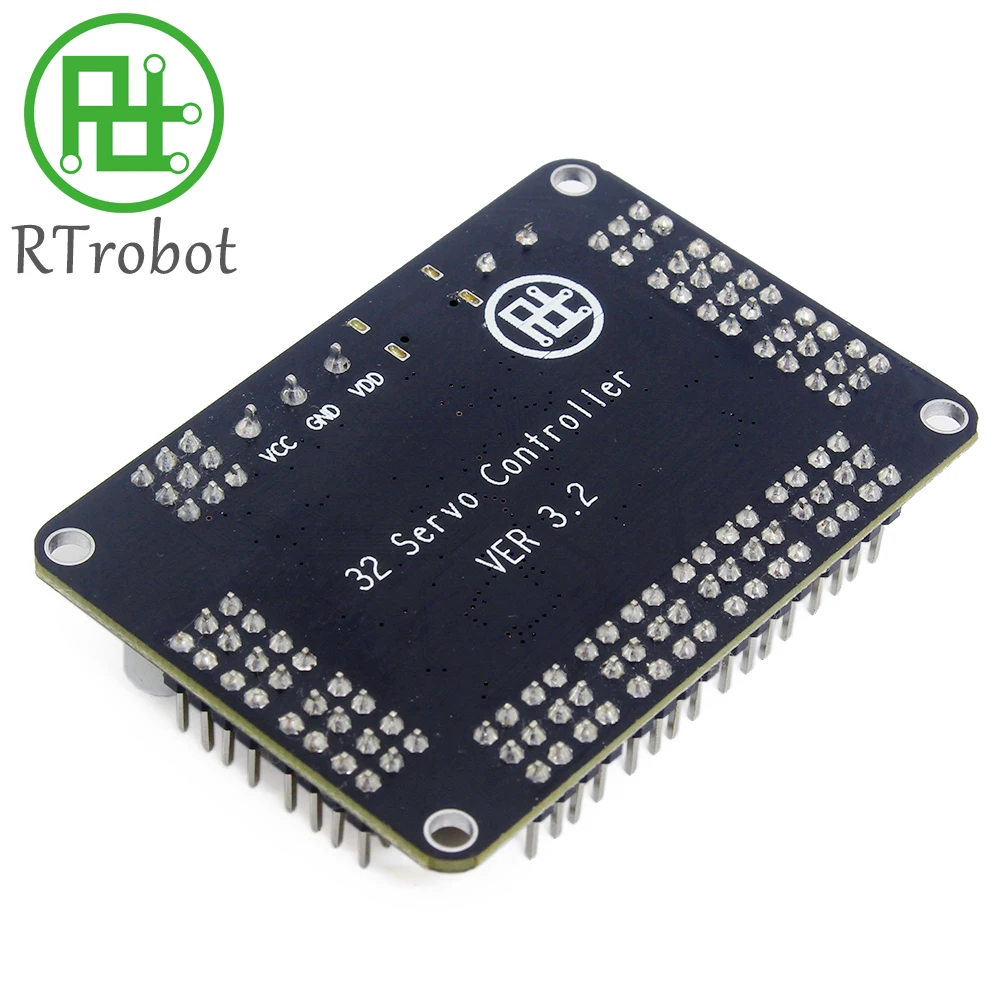 Placa de Controle Servo Motor Robô de 32 Canais Controlador sem Fio de 32 Cabeças Usb Uart Mod de Conexão Acessórios p/ quadro de demonstração - Imagem 4