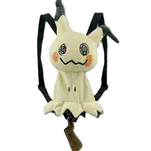 Fashion cartoon style Pokemon Plush Mimikyu Cosplay Children's Backpack Waterproof Stuffed Doll Toy Backpack Student School Bag