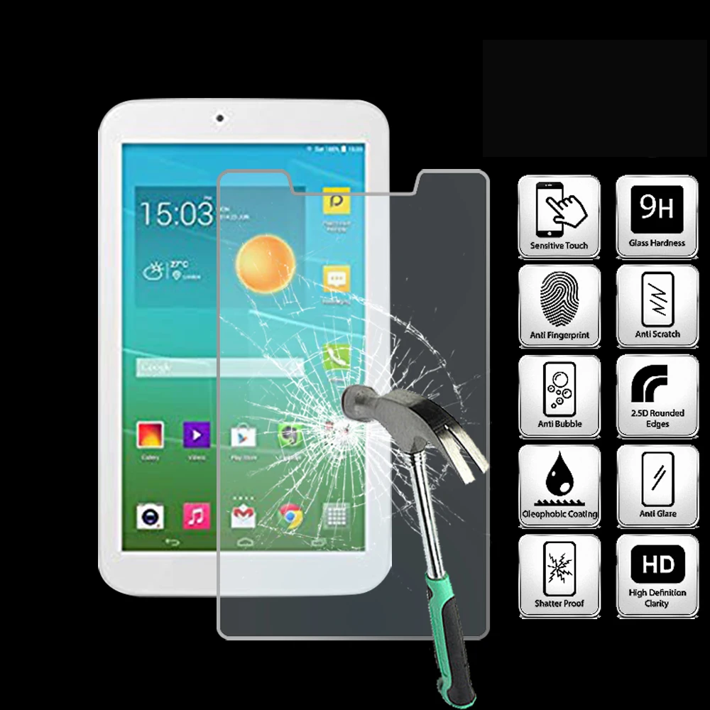 

For Alcatel OneTouch POP 7S Tablet Ultra Clear Tempered Glass Screen Protector Anti-friction Proective Film